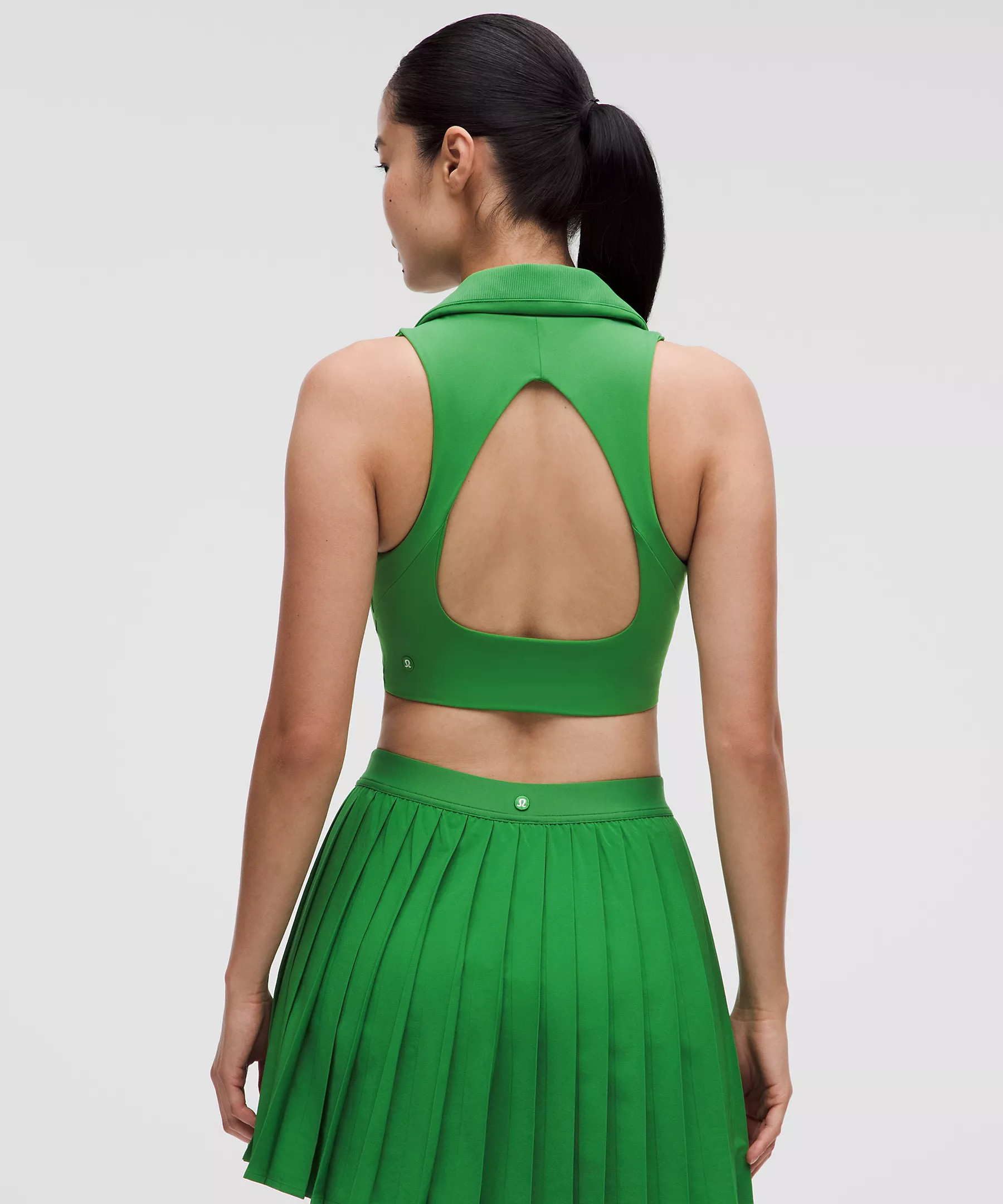 Collared Longline Ribbed Tennis Bra | Lululemon (US)