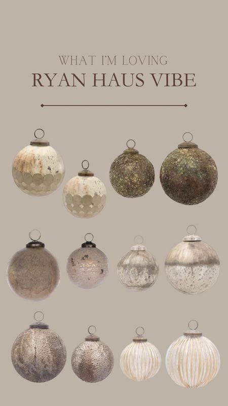 Loving this stunning aged metallic ornament sets! They’re all on sale and so beautiful!!! Which is your favorite ?! 

#LTKfindsunder100 #LTKHoliday #LTKSeasonal