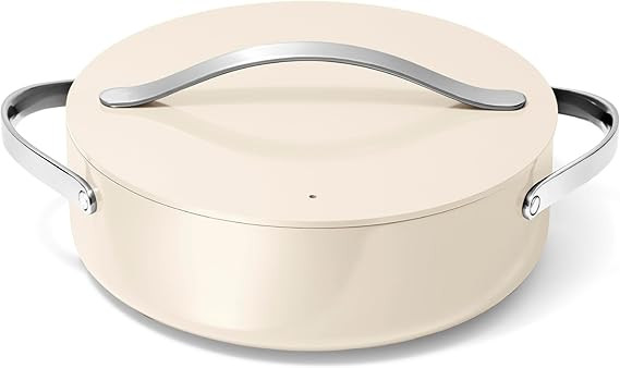 Caraway Rondeau - 6 Qt Non-Stick Pan with Lid - Free From Forever Chemicals - Perfect for Searing... | Amazon (US)