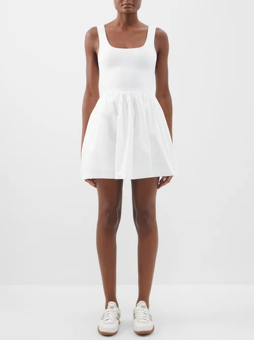 The Upside - Matchpoint Gracie Scoop-neck Mini Dress - Womens - White | Matches (US)