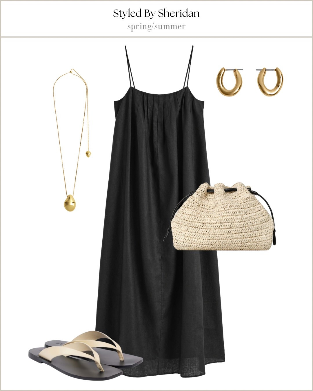 Black summer dress outfit idea 

#LTKsummer #LTKbag #LTKstyletip