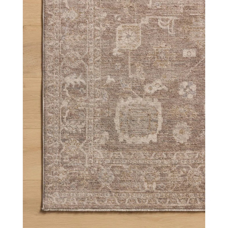 Chris Loves Julia x Loloi Louisa Taupe / Ivory Area Rug | Wayfair North America