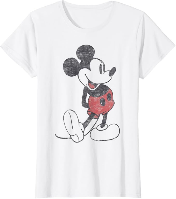 Disney Mickey & Friends Mickey Mouse Vintage Portrait T-Shirt | Amazon (US)