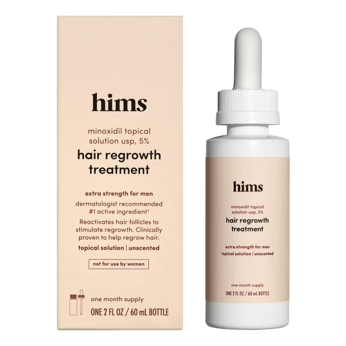 hims Minoxidil Serum - Extra Strength Topical Hair Regrowth Solution for Men - 2 fl oz | Target