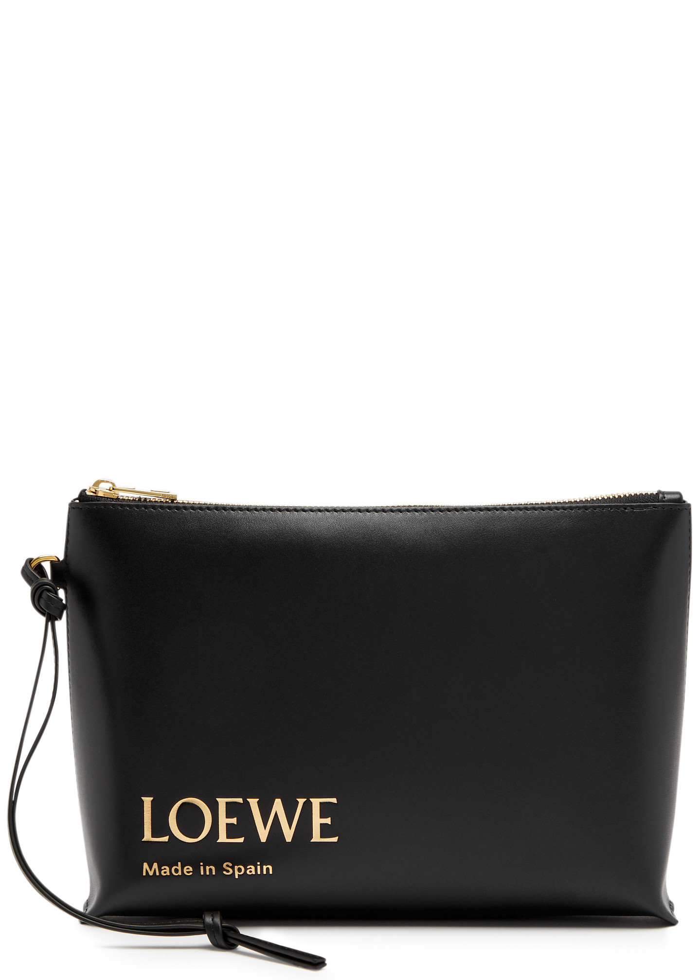 Logo-print leather pouch | Harvey Nichols