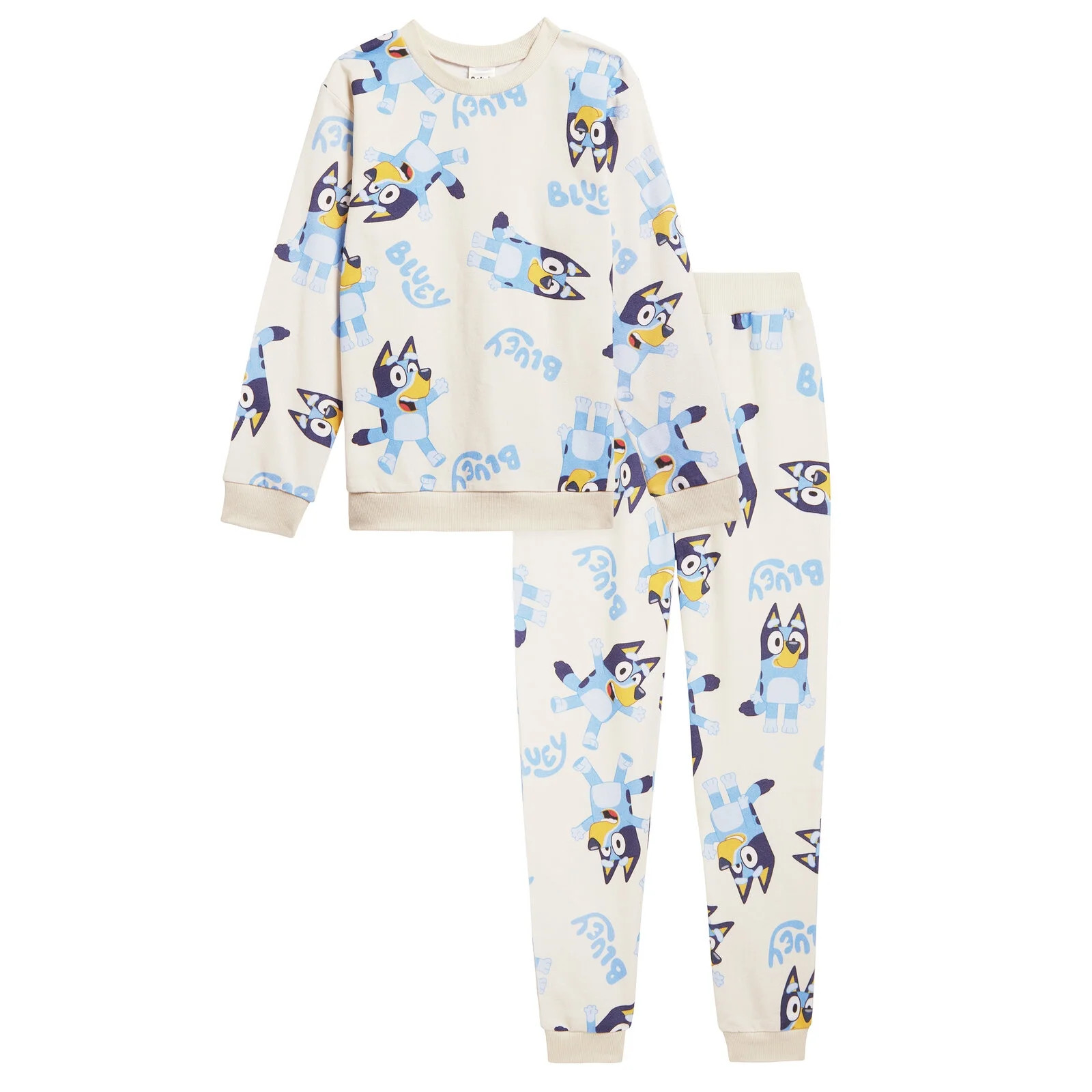 Bluey Fleece Sweatshirt and Jogger Pants Set Toddler to Big Kid | Walmart (US)
