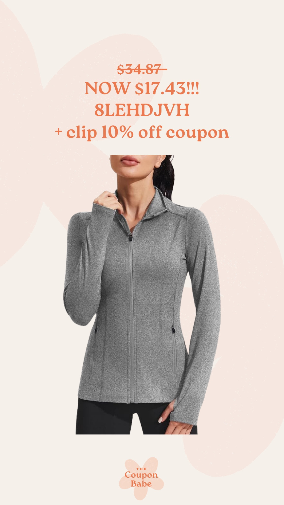8LEHDJVH

The cutest workout zip up jacket! So so flattering and the perfect lookalikee

#LTKSale