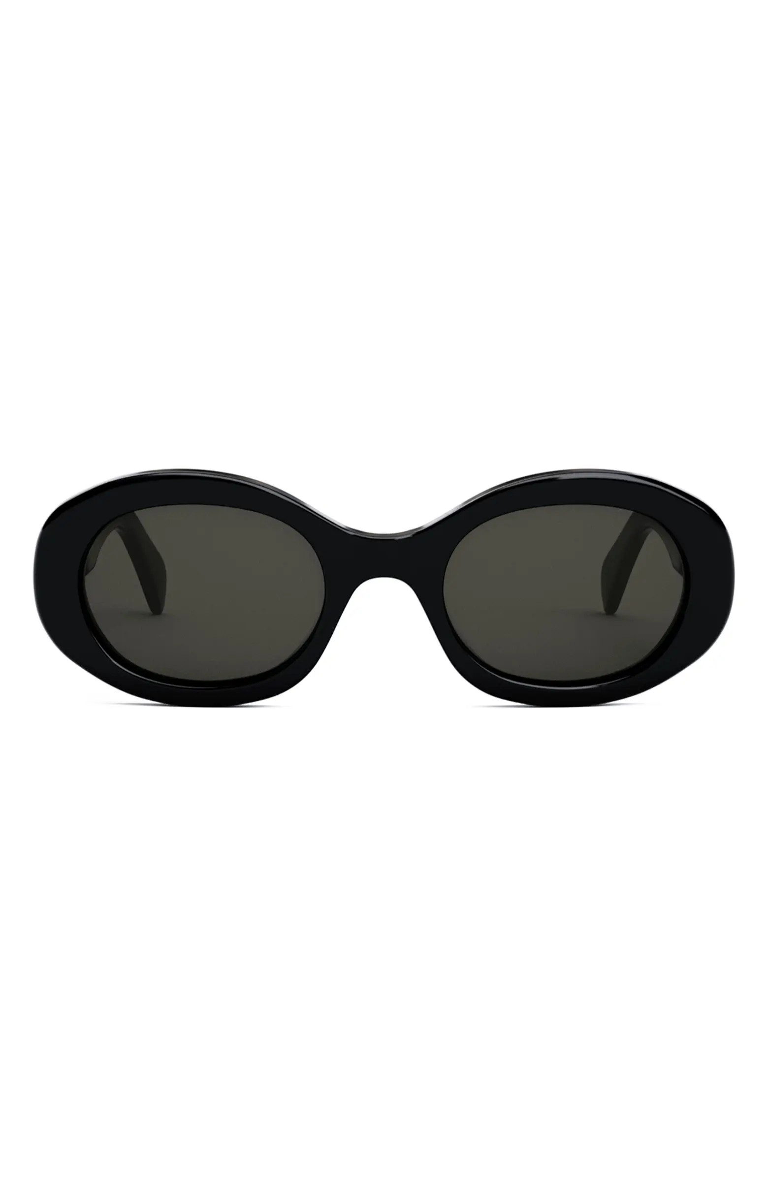 Triomphe 52mm Oval Sunglasses | Nordstrom