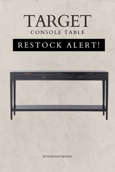 Restock alert on this Target console table!

#LTKsalealert #LTKFind