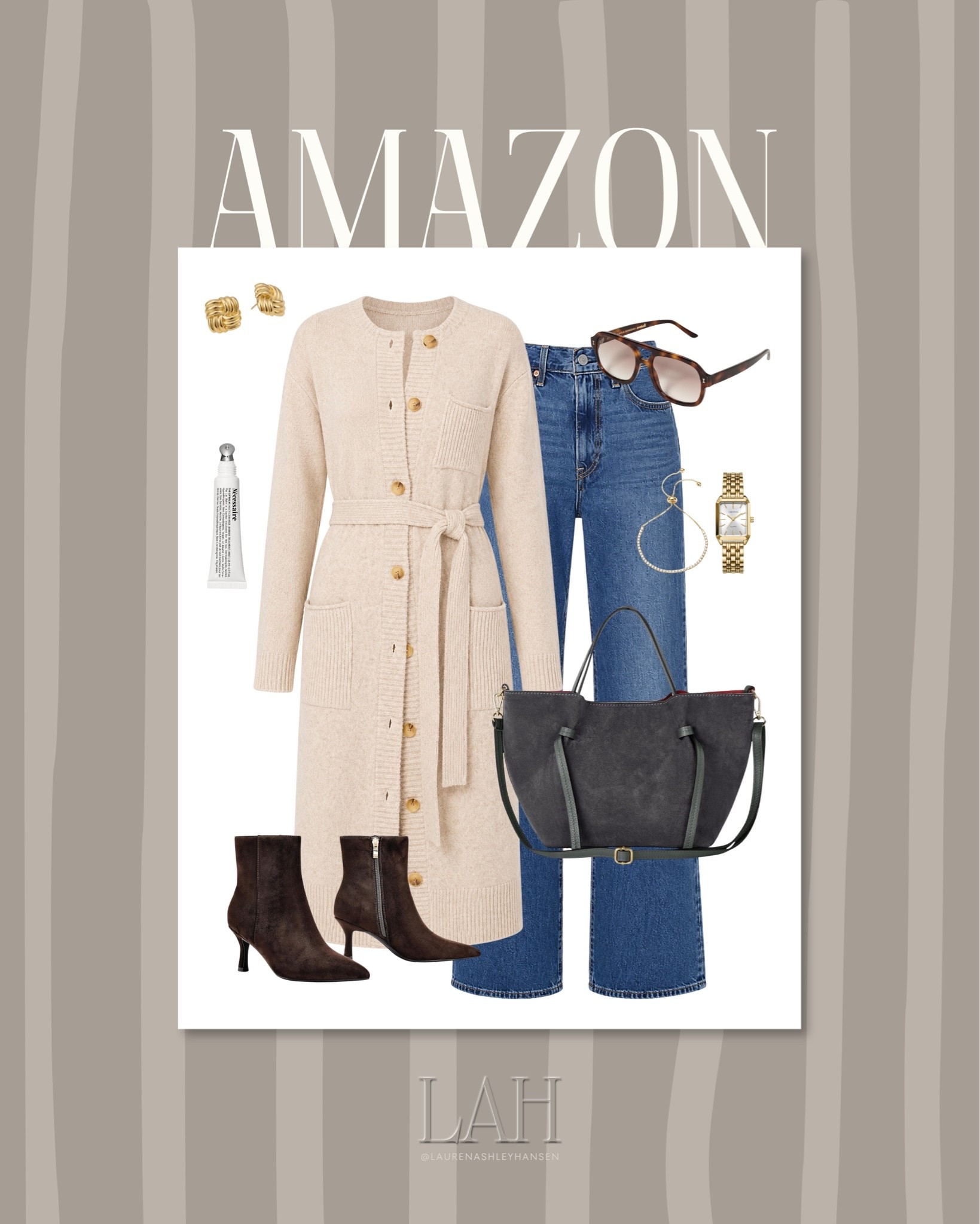 The perfect easy fall look! A staple pair of denim and a long cardigan duster to pull the look together while keeping you warm! Add your favorite accessories for an elevated chic fall day.

#LTKootd #LTKgrwm