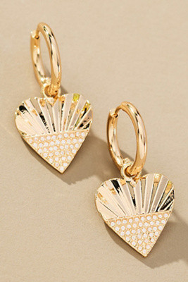 Icon Charm Huggie Hoop Earrings | Anthropologie (US)