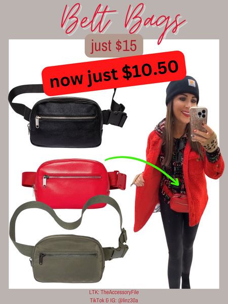 Belt bags just $15

Gifts for her, teen gifts, Fanny pack, crossbody bag, best seller, target finds #blushpink #winterlooks #winteroutfits #winterstyle #winterfashion #wintertrends #shacket #jacket #sale #under50 #under100 #under40 #workwear #ootd #bohochic #bohodecor #bohofashion #bohemian #contemporarystyle #modern #bohohome #modernhome #homedecor #amazonfinds #nordstrom #bestofbeauty #beautymusthaves #beautyfavorites #goldjewelry #stackingrings #toryburch #comfystyle #easyfashion #vacationstyle #goldrings #goldnecklaces #fallinspo #lipliner #lipplumper #lipstick #lipgloss #makeup #blazers #primeday #StyleYouCanTrust #giftguide #LTKRefresh #LTKSale #springoutfits #fallfavorites #LTKbacktoschool #fallfashion #vacationdresses #resortfashion #summerfashion #summerstyle #rustichomedecor #liketkit #highheels #Itkhome #Itkgifts #Itkgiftguides #springtops #summertops #Itksalealert #LTKRefresh #fedorahats #bodycondresses #sweaterdresses #bodysuits #miniskirts #midiskirts #longskirts #minidresses #mididresses #shortskirts #shortdresses #maxiskirts #maxidresses #watches #backpacks #camis #croppedcamis #croppedtops #highwaistedshorts #goldjewelry #stackingrings #toryburch #comfystyle #easyfashion #vacationstyle #goldrings #goldnecklaces #fallinspo #lipliner #lipplumper #lipstick #lipgloss #makeup #blazers #highwaistedskirts #momjeans #momshorts #capris #overalls #overallshorts #distressesshorts #distressedjeans #whiteshorts #contemporary #leggings #blackleggings #bralettes #lacebralettes #clutches #crossbodybags #competition #beachbag #halloweendecor #totebag #luggage #carryon #blazers #airpodcase #lulelemon belt bag #iphonecase #hairaccessories #fragrance #candles #perfume #jewelry #earrings #studearrings #hoopearrings #simplestyle #aestheticstyle #designerdupes #luxurystyle #bohofall #strawbags #strawhats #kitchenfinds #amazonfavorites #bohodecor #aesthetics 

#LTKGiftGuide #LTKsalealert #LTKstyletip