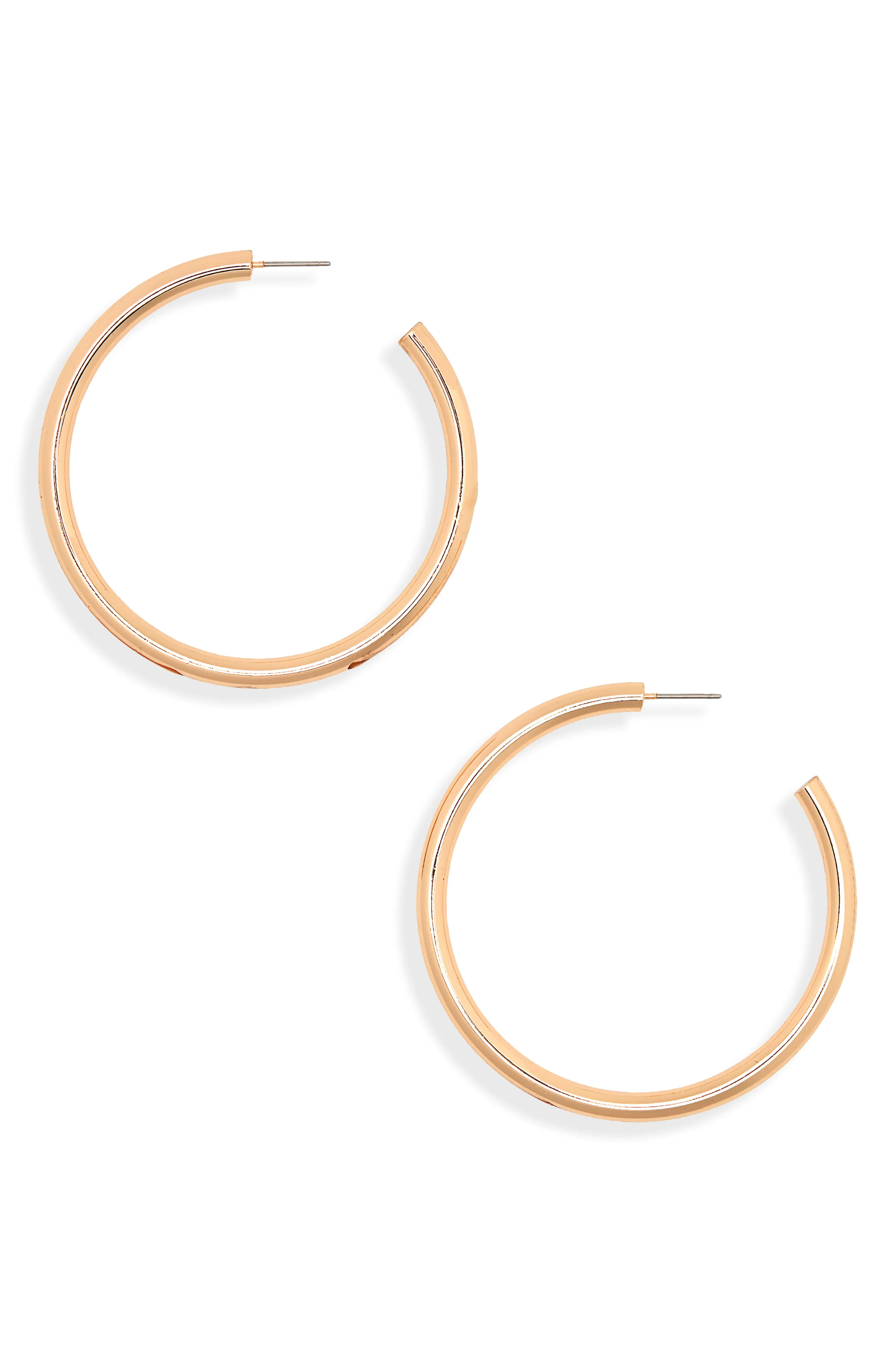 Shiny Tube Hoop Earrings | Nordstrom