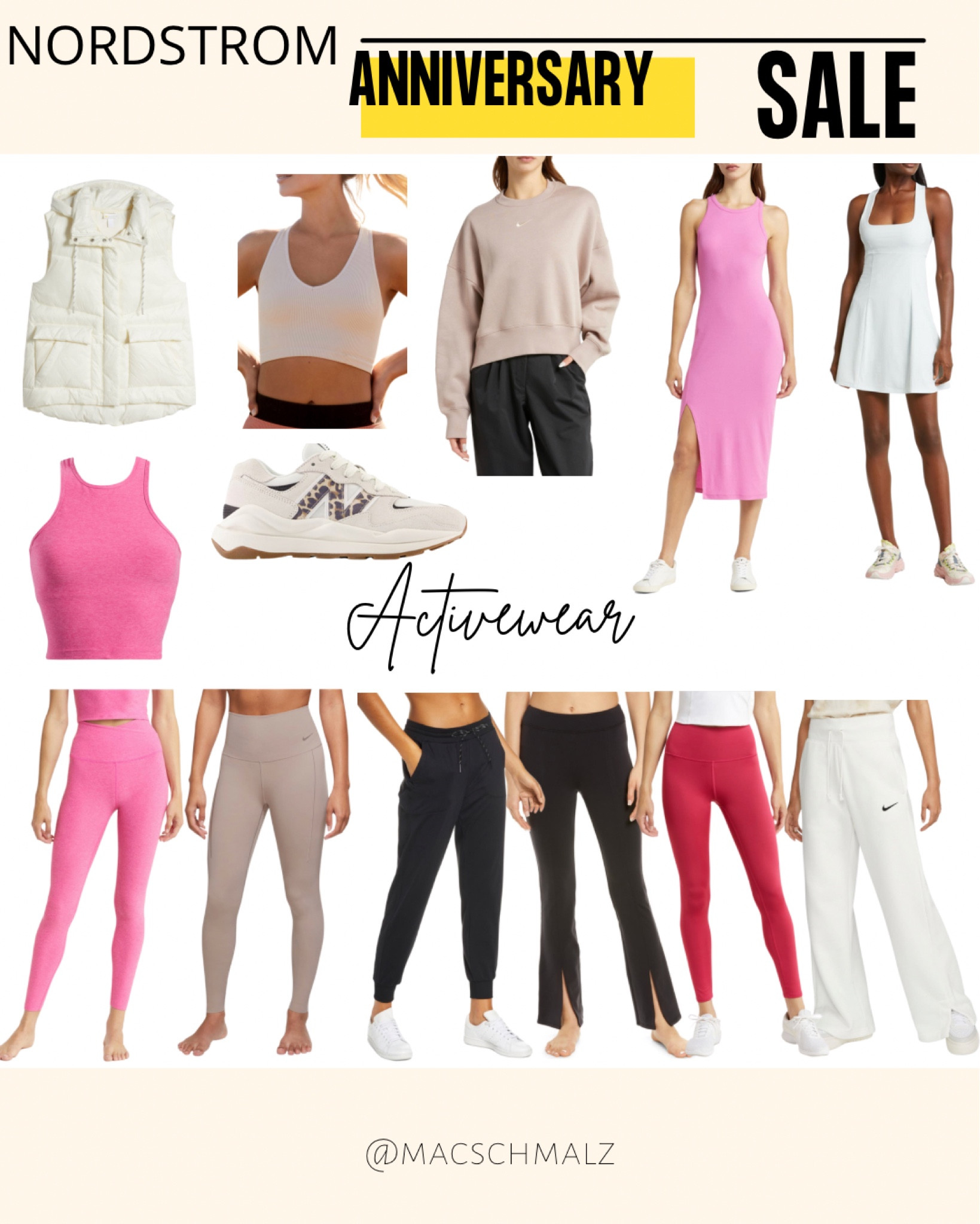 Activewear included in the Nsale! 

Neutral outfits, fitness fashion, leggings, wide leg sweats, joggers, puffer vest, tennis dress, neutral sneakers, Nordstrom Anniversary Sale

#LTKsalealert #LTKFitness #LTKxNSale