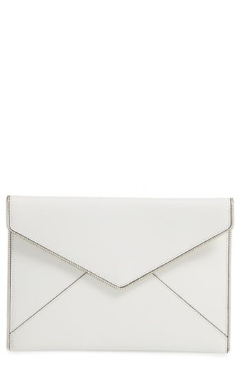 Rebecca Minkoff 'Leo' Envelope Clutch - White | Nordstrom