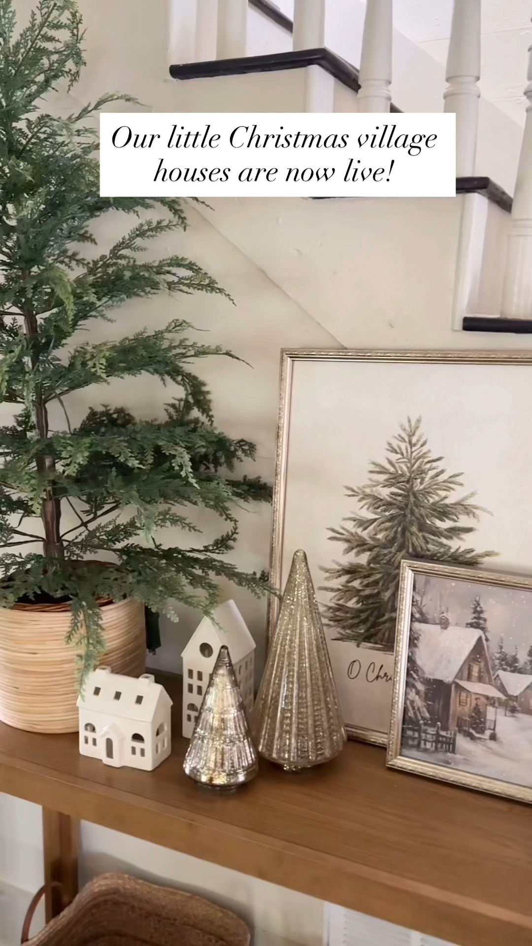 Our ceramic Christmas village houses are now available!! The wall art will restock soon! 

#LTKHome #LTKSeasonal