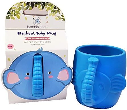 Baby Kid Sippy Cup Mug for Toddlers Learning Cup Elephant Design Great for Baby’s Interaction D... | Amazon (US)