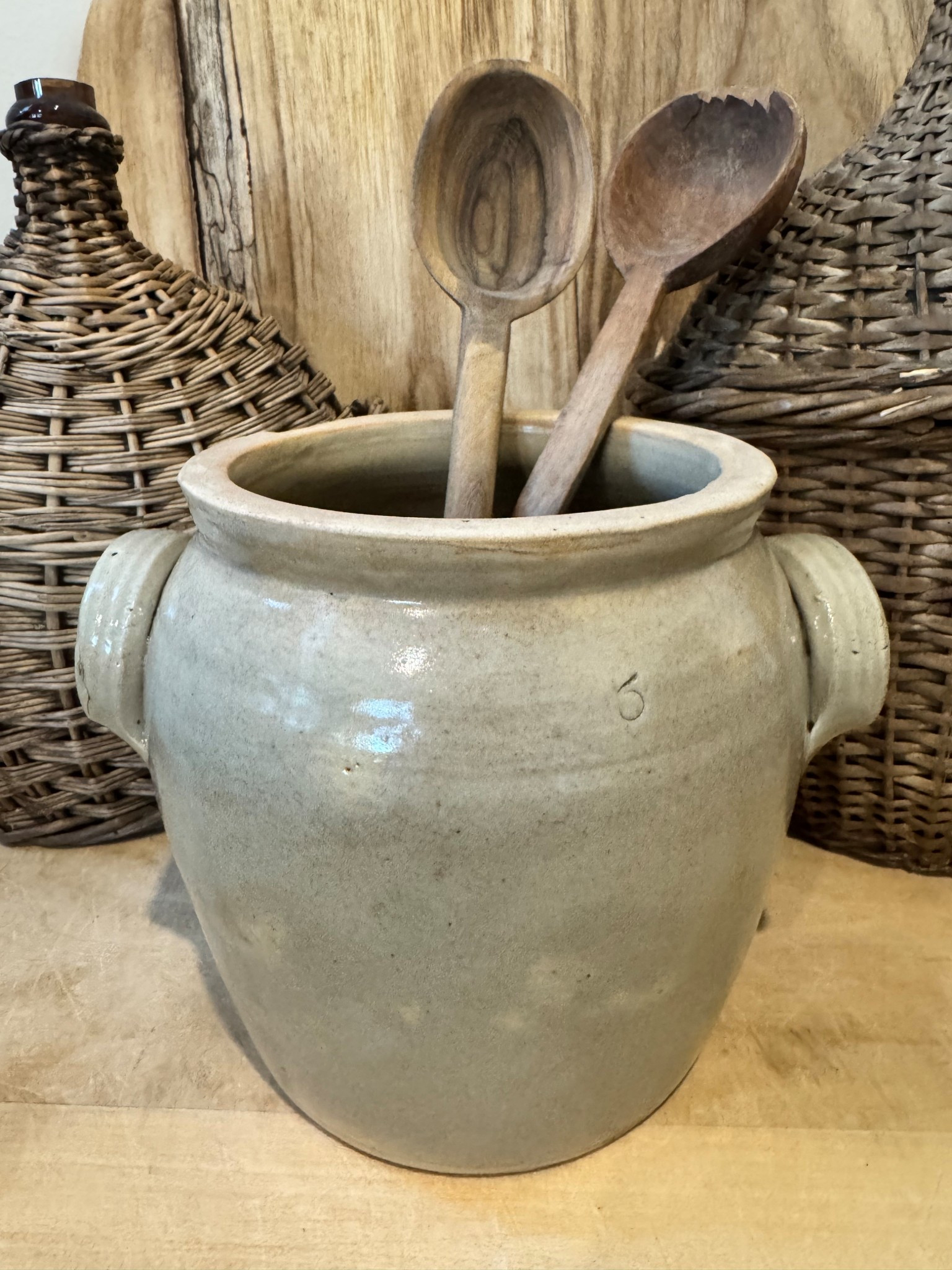 A small but soulful vintage French confit pot 🤍
Sourced in France and beautifully worn with age — the kind of piece that adds instant warmth to a kitchen shelf or countertop. Perfect as a utensil crock, flower vessel, or simply styled on its own.

Collected, timeless, and one of a kind.


#LTKSeasonal #LTKHome