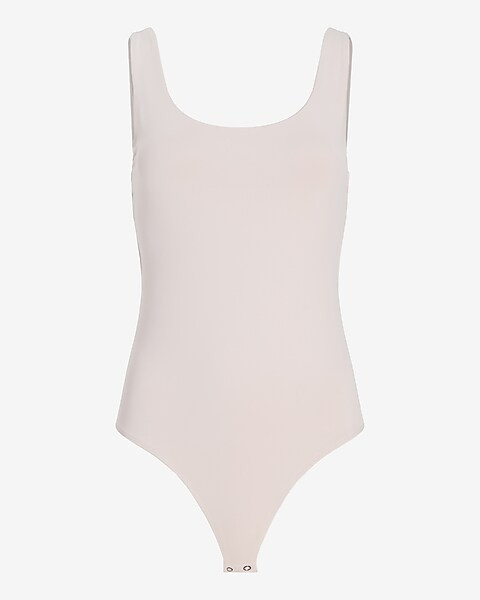 Body Contour Scoop Neck Thong Bodysuit | Express