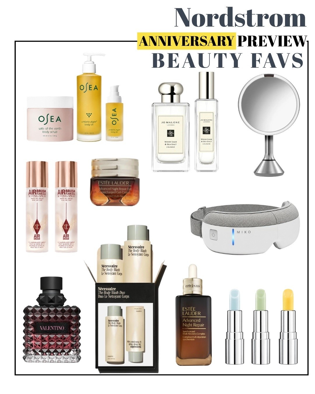 Creating my Nordstrom Anniversary Sale beauty wishlist and these picks immediately caught my attention. A mix of everyday skincare, timeless fragrances, and little self-care upgrades that make routines feel more luxurious. Nordstrom Anniversary Sale beauty, Nordstrom beauty sale, luxury skincare favorites, beauty must haves, fragrance favorites, skincare routine, makeup essentials, beauty gift ideas, self care products, luxury beauty deals

#LTKBeauty #LTKSaleAlert #LTKgrwm