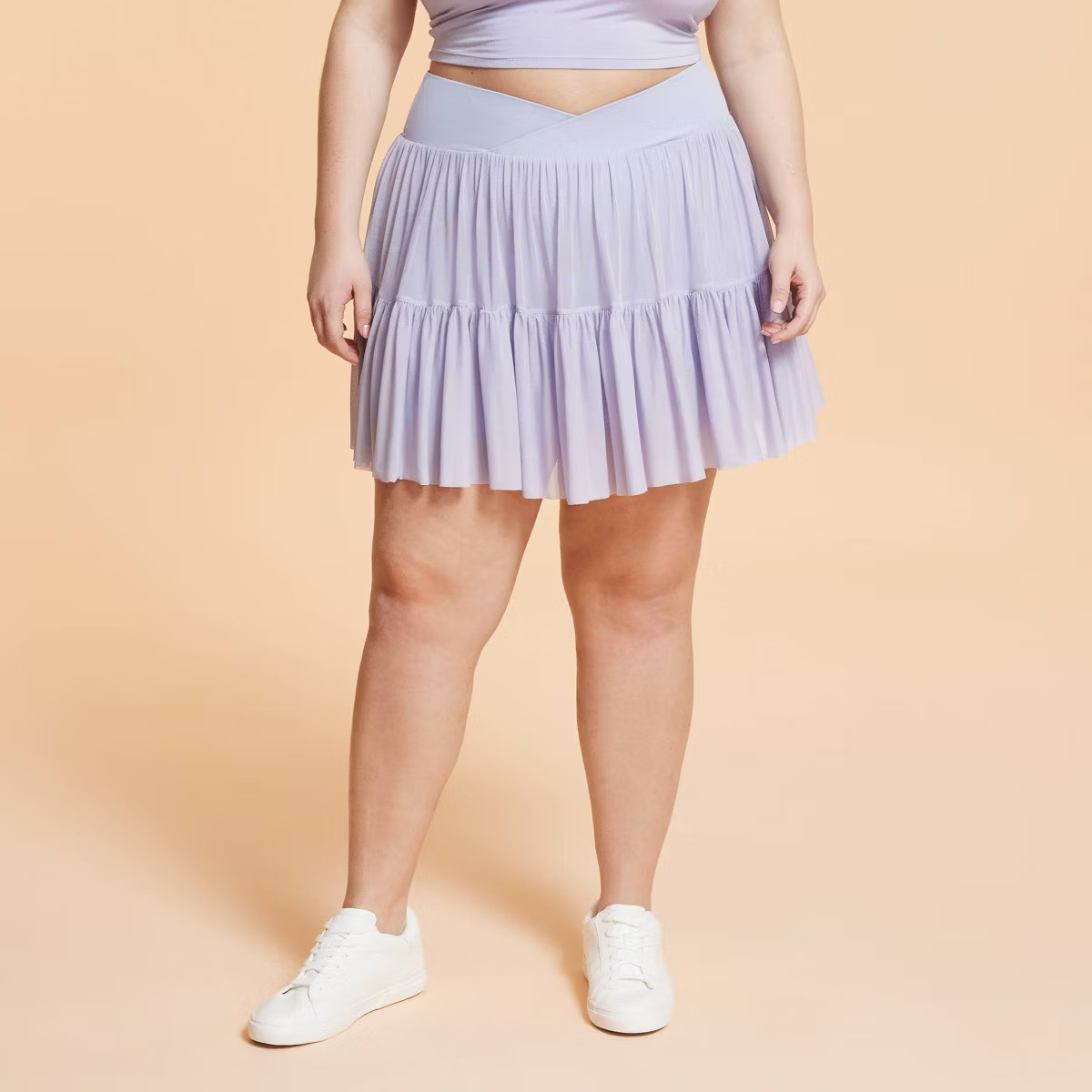 Blogilates Women's Ballerina Skort - Light Purple 1X | Target