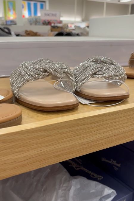 Slide sandals with gorgeous sparkle seen in-store at Target.

#bacheloretteweekend #beachwedding #honeymoon #countryconcert #nashvilleoutfit

#LTKstyletip #LTKshoecrush #LTKunder50