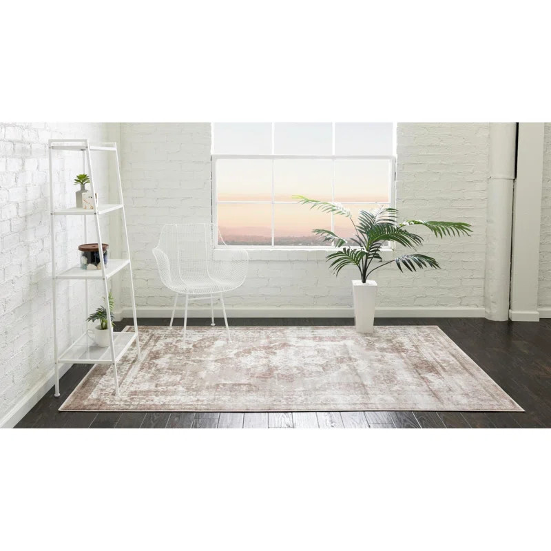 Brandt Oriental Brown/Beige/Ivory Area Rug | Wayfair North America
