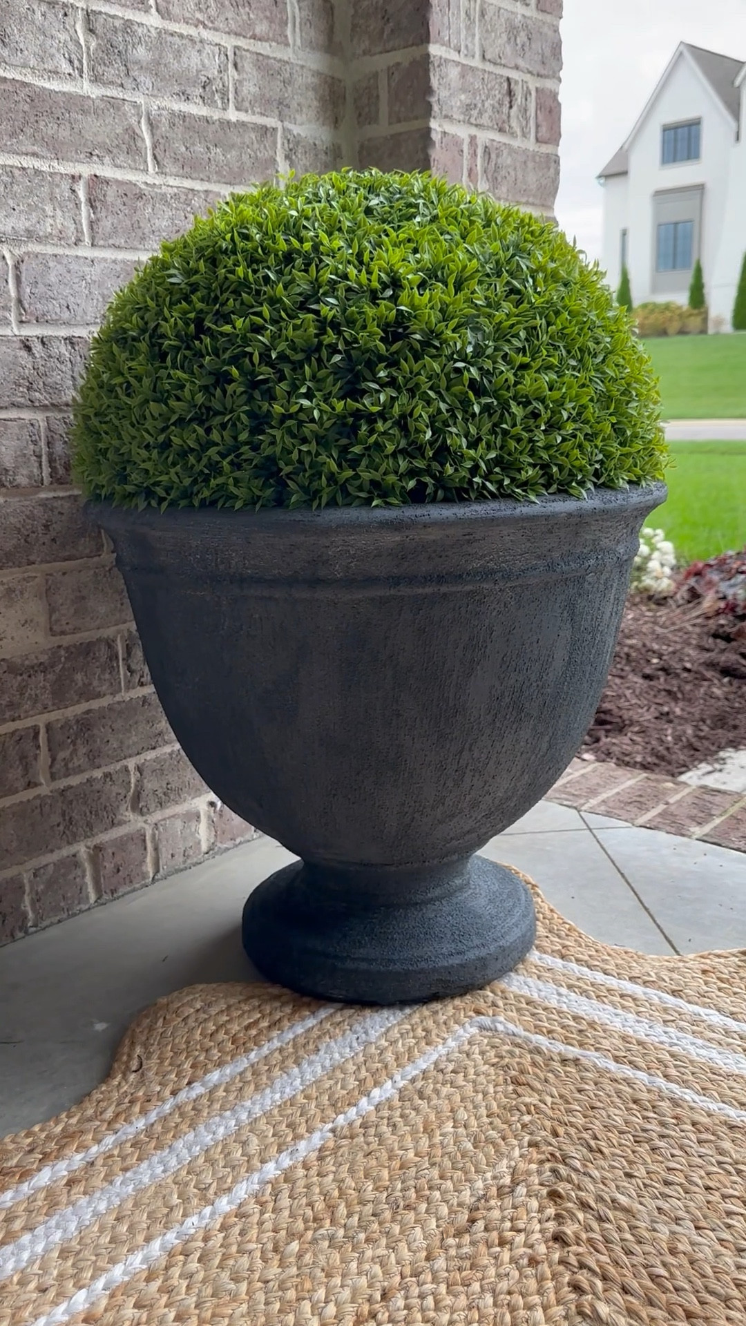 Gorgeous oversized plaster planter. Perfect for porch or patio and large enough for a tree, shrub, or flowers 
Walmart outdoor 


#LTKFindsUnder100 #LTKHome #LTKWatchNow