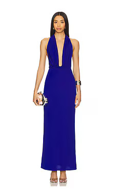 Bec + Bridge Nessie Cowl Maxi Dress in Ultramarine Blue from Revolve.com | Revolve Clothing (Global)