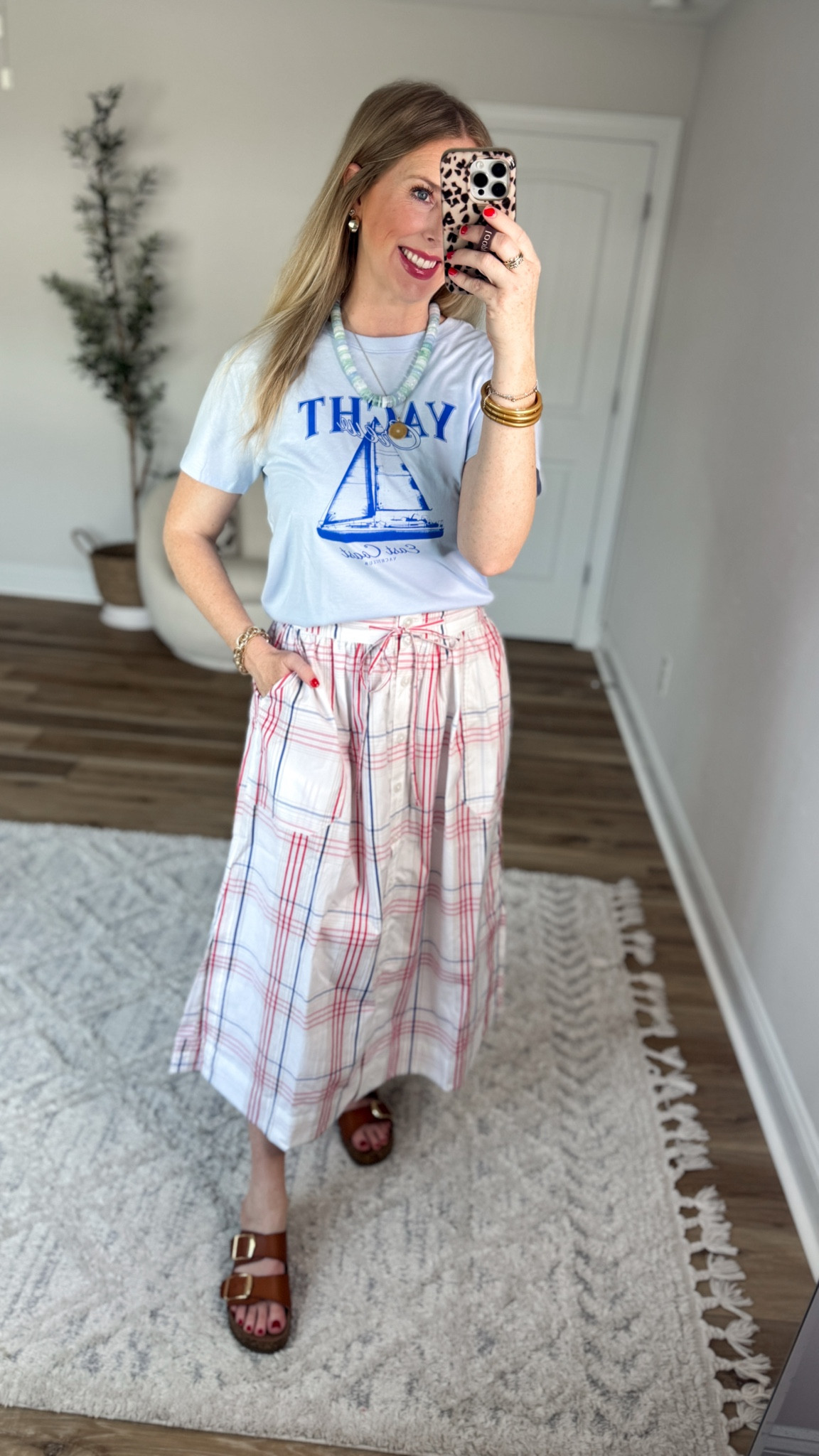 Daily try on, Walmart outfit, Walmart fashion, Walmart try on, graphic tee, red white and blue plaid skirt

#LTKgrwm #LTKootd #LTKmomlife