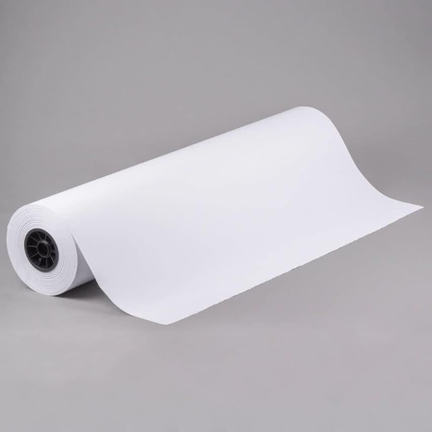 White Kraft Butcher Paper Roll - 24" x 400' (4,800 in) - Best Food Service Wrapping Paper for Smokin | Amazon (US)