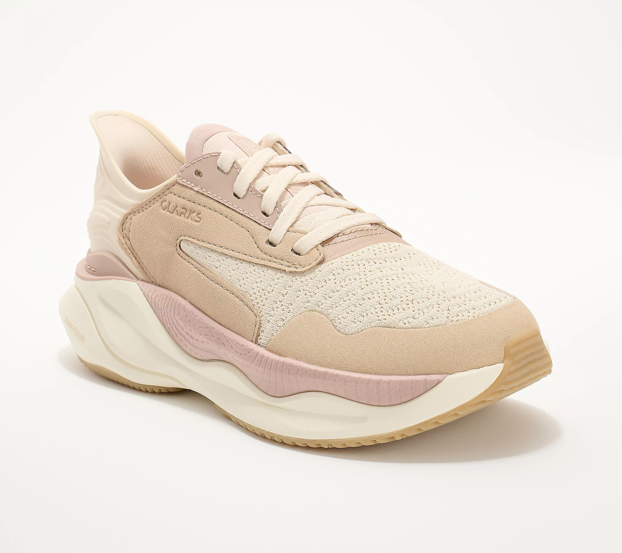 Clarks Signature Lace-Up Sneakers - Pace | QVC