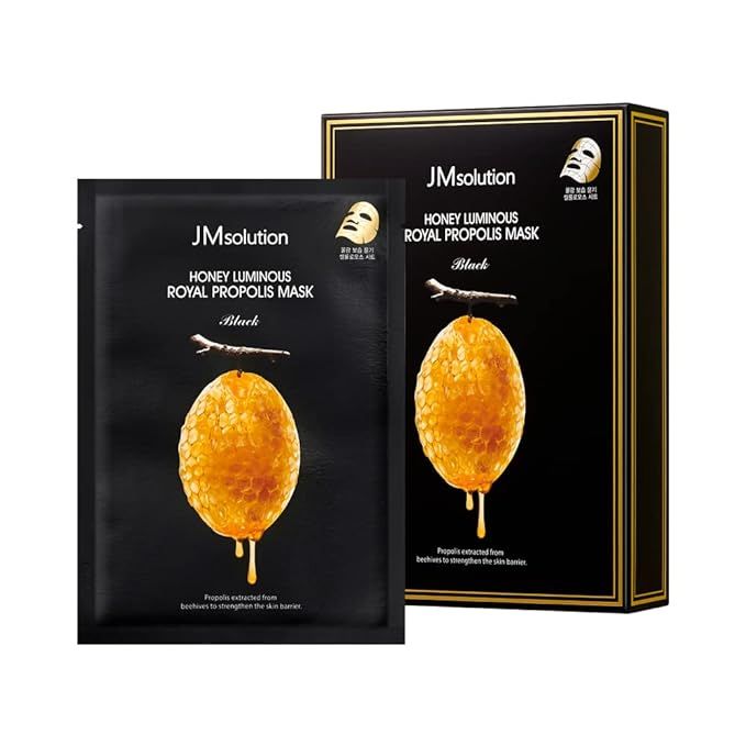 JMSolution Honey Royal Propolis Ampoule Korean Skincare Face Mask -Rich Moisturizing boositng Nut... | Amazon (US)