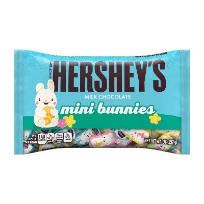 Hershey's Pastel Easter Milk Chocolate Mini Bunnies - 9.1oz | Target