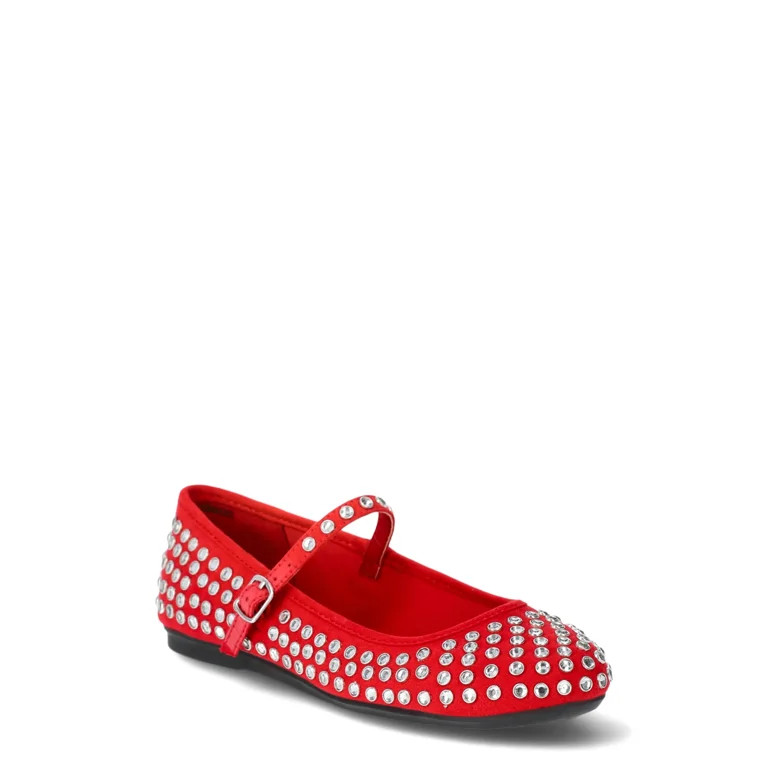 Madden NYC Women's Studded Mary Jane Flat - Walmart.com | Walmart (US)