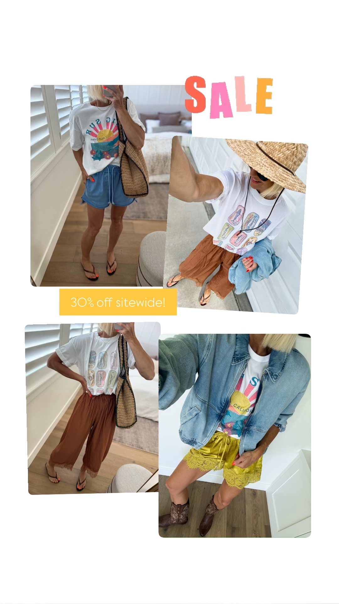 Fave graphic t shirts are 30% off! 
So many fun prints/colors.
They fit tts — I wear a medium for the perfect oversized fit

#LTKmomlife #LTKSaleAlert #LTKOver40