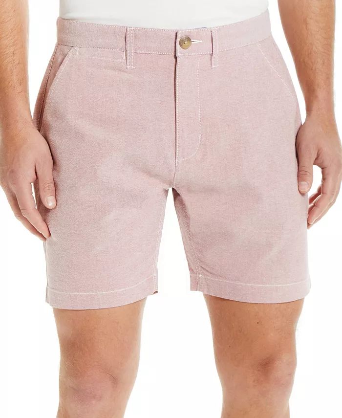 Men's 7" Inseam Cotton Oxford Shorts | Macys (US)
