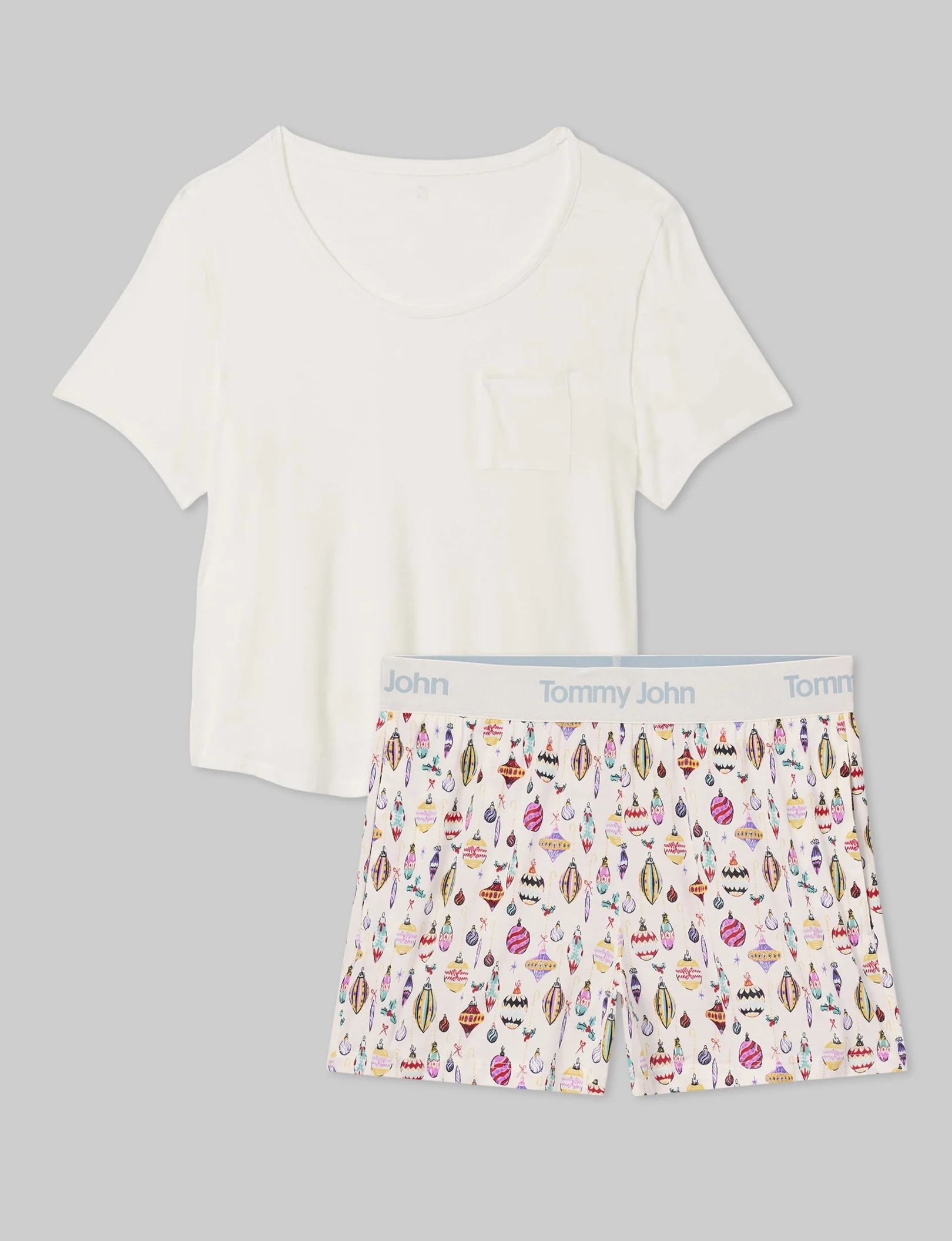Women's Second Skin Sleep Pocket Tee & Short Set | Tommy John