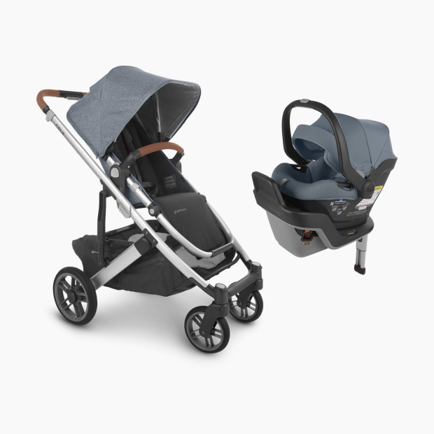UPPAbaby Mesa Max Infant Car Seat & Cruz V2 Stroller Travel System in Mesa Max Gregory/Cruz V2 Gregory | 100% Full | Babylist