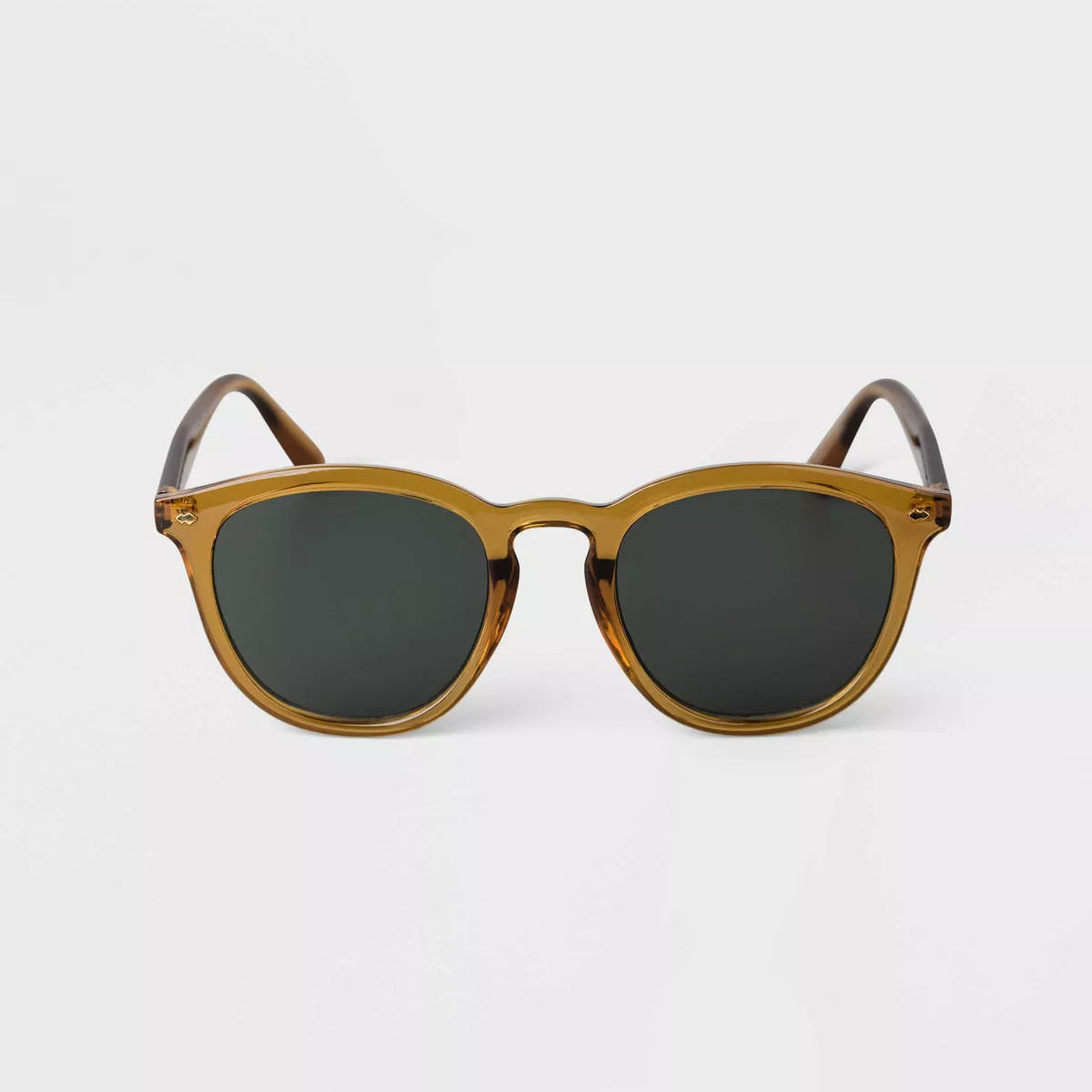 Men's Plastic Round Sunglasses - Goodfellow & Co™ Olive Green | Target