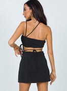 Maisie Mini Skirt Black | Princess Polly US