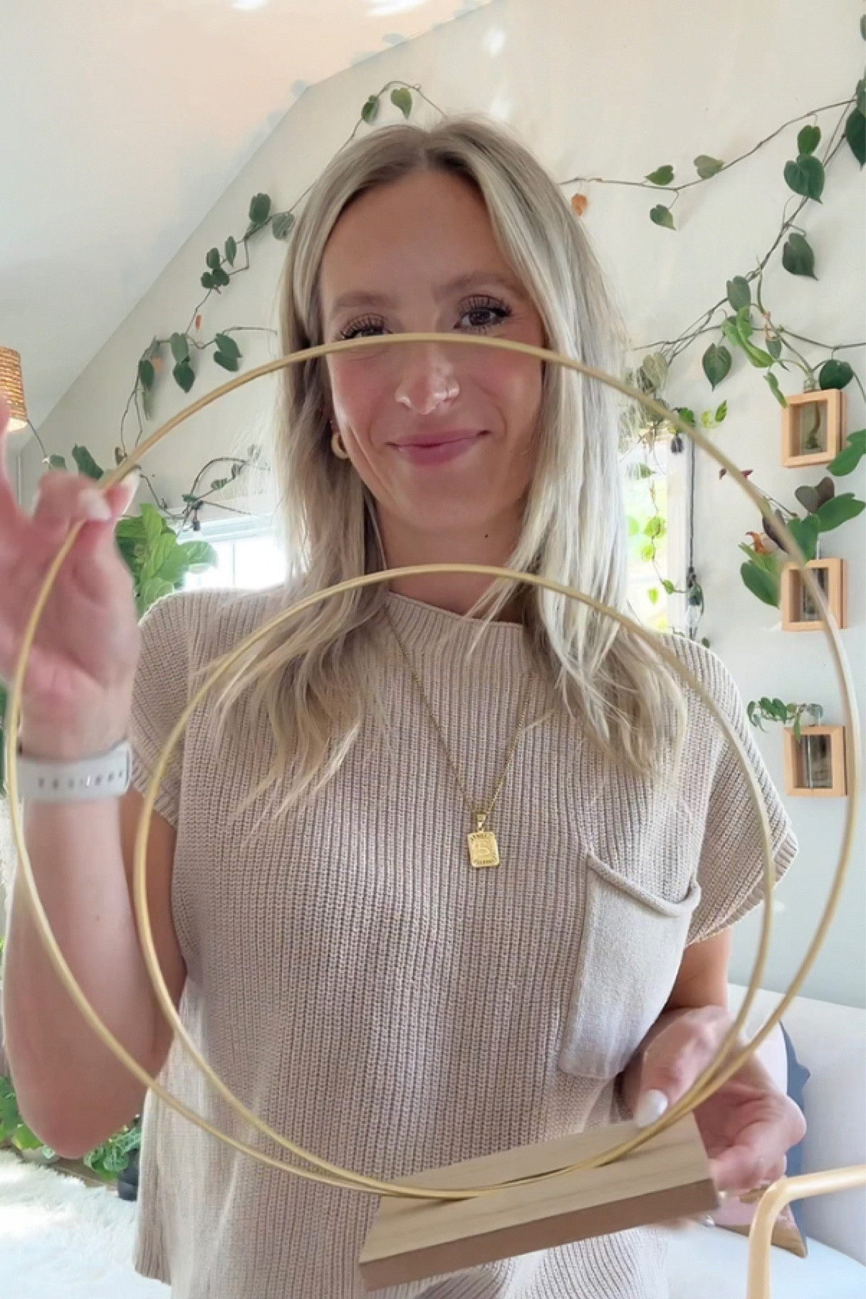 Easy DIY plant trellis!

#LTKhome #LTKSeasonal #LTKsalealert
