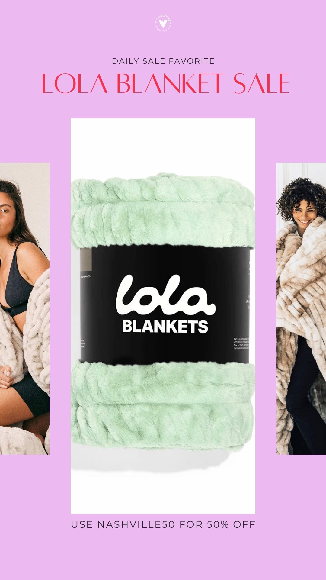 🛋️ Cozy up with Lola! Get 50% off blankets using code NASHVILLE50. Don’t miss this comfy deal!

#LTKHome #LTKSaleAlert