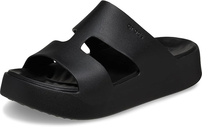 Crocs Women's Getaway Platform H-Strap Sandals, Wedge Sandals for Women | Amazon (US)
