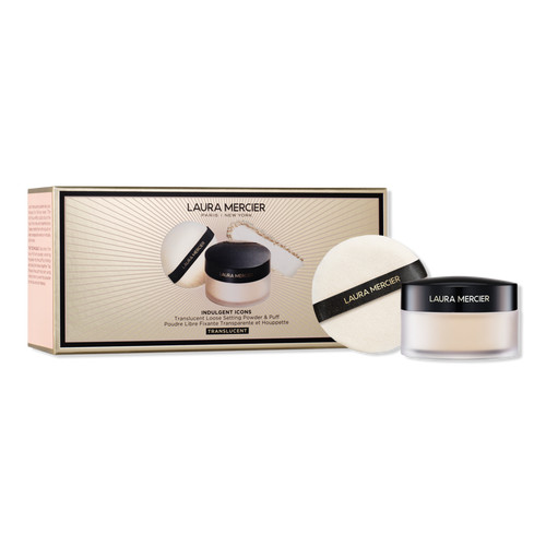 Indulgent Icons Translucent Loose Setting Powder & Velour Puff Set | Ulta