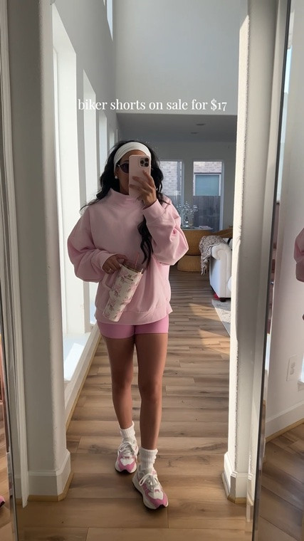 Pink biker shorts, Target activewear or

#LTKgrwm #LTKootd #LTKSaleAlert