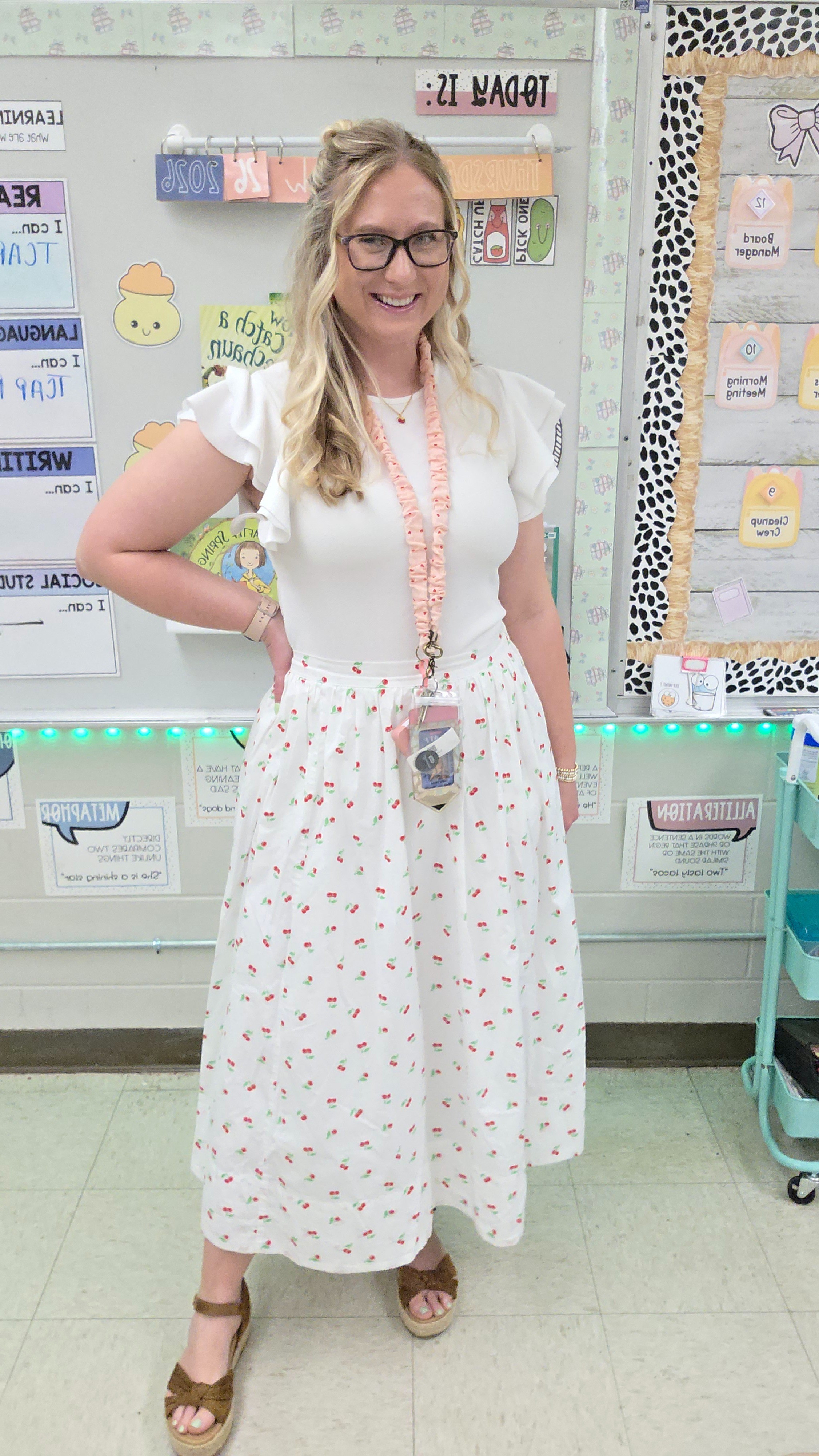 Teacher Outfit of the Day-🍒❤️🍒❤️✨️

#LTKMidsize #LTKWorkwear #LTKootd