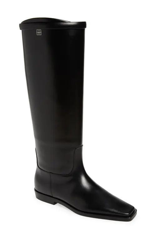 Totême The Riding Boot in Black at Nordstrom, Size 11Us | Nordstrom