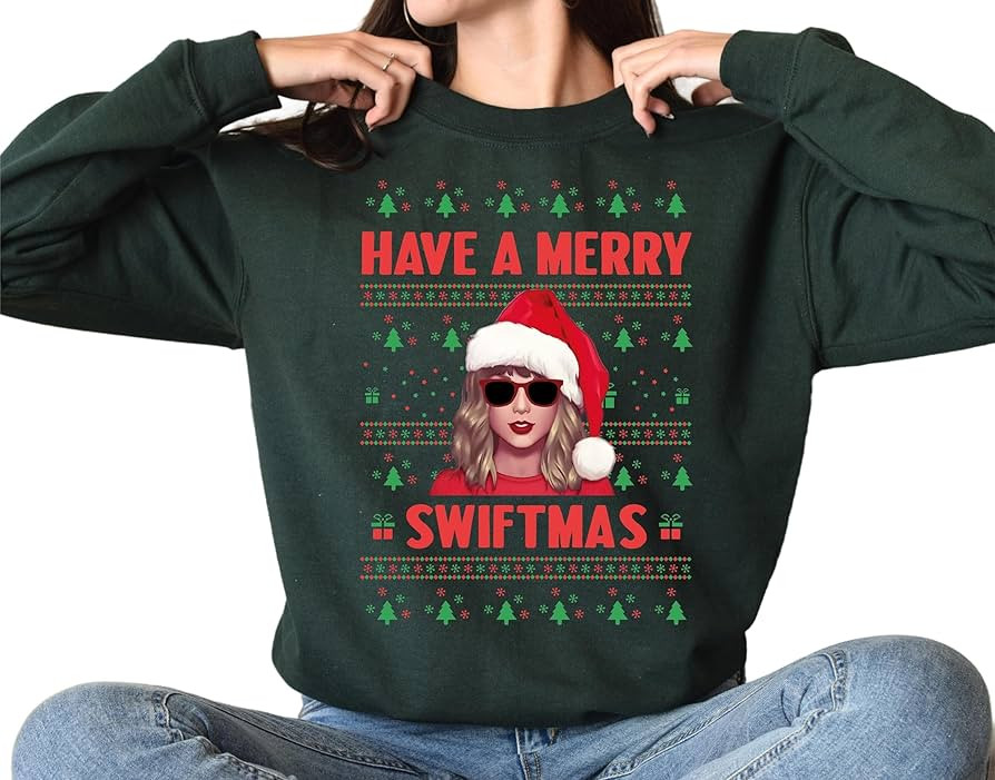 Ugly Christmas Sweatshirt, Merry Christmas Sweatshirt, Merry Christmas Sweatshirt, Eras Sweatshir... | Amazon (US)