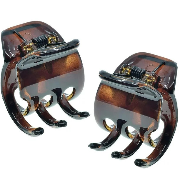 Camila Paris NV123 Set of 2 Small Tortoiseshell French Hair Clip for Women | Walmart (US)